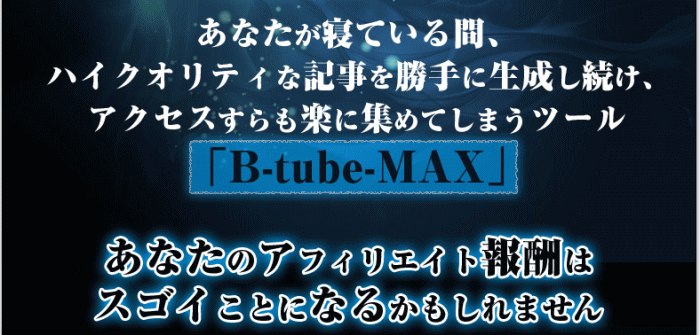 B-tube-Max,̃uOec[,r[,T,̂肼,